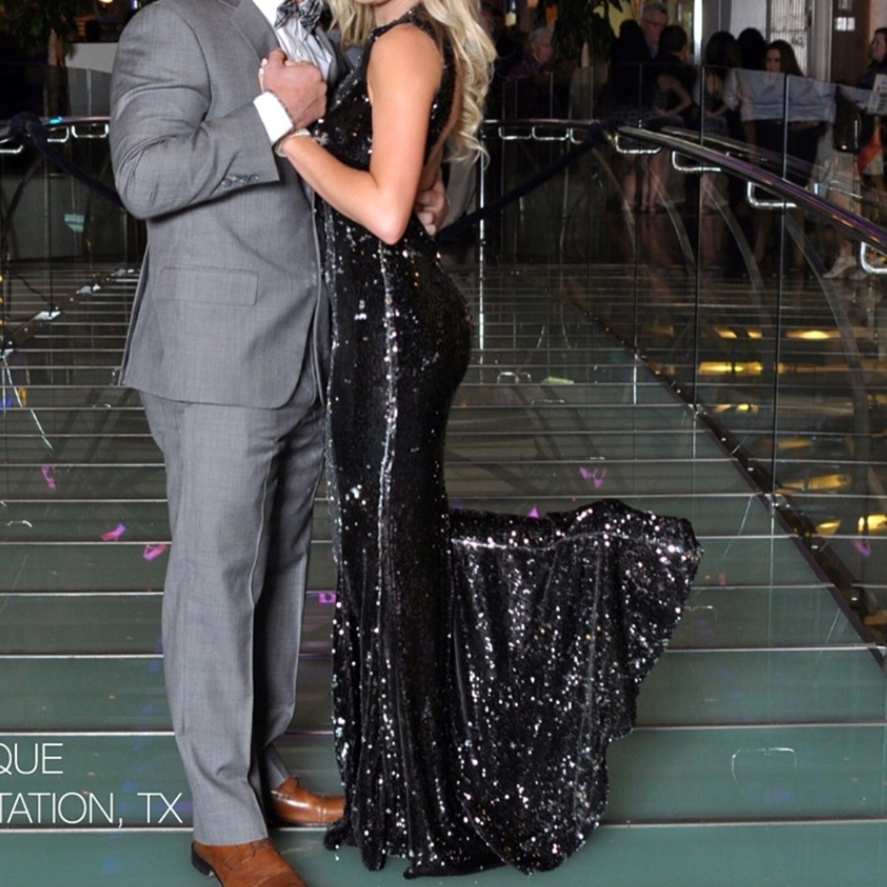 Black formal dress
